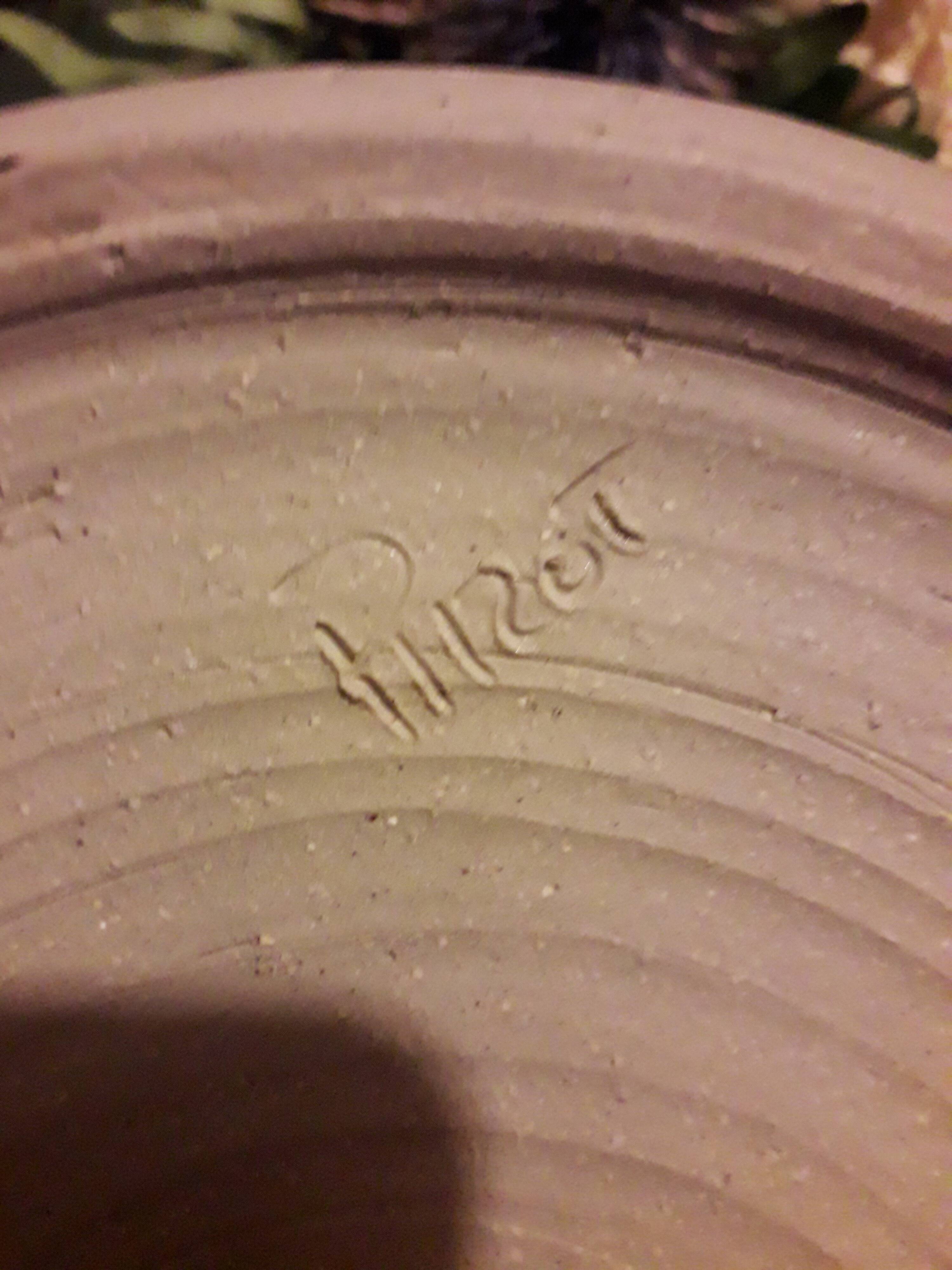 Ceramic teapot signed by the potter jean-luc pirot.