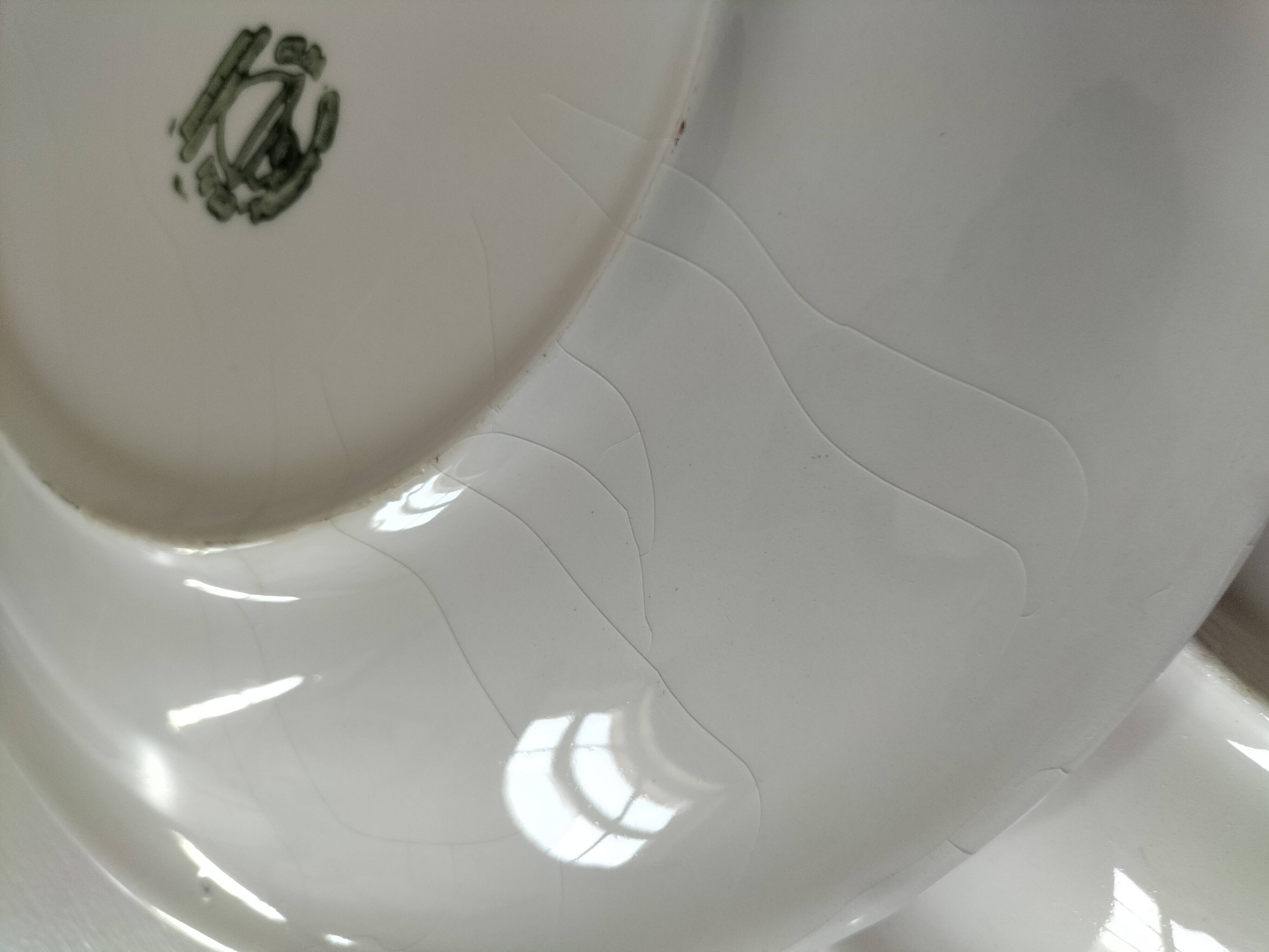 6 Italian plates CAPA San Polo hand-painted from the 1970s.