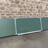 School painting triptych vintage restaurant bar