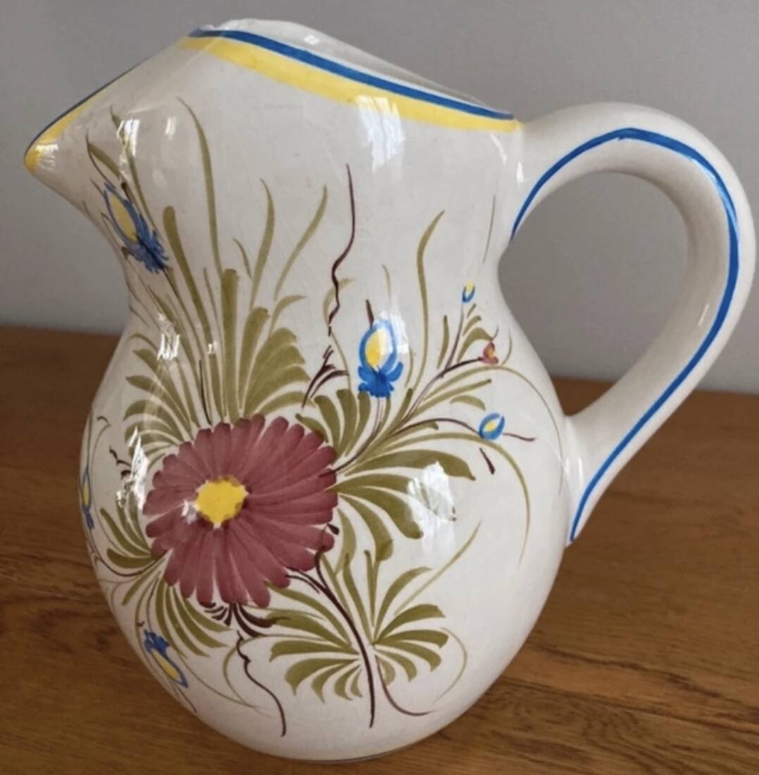 Numbered Art and Earthenware ceramic vase