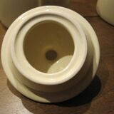 Ceramic pots with lid, coffee and tea
