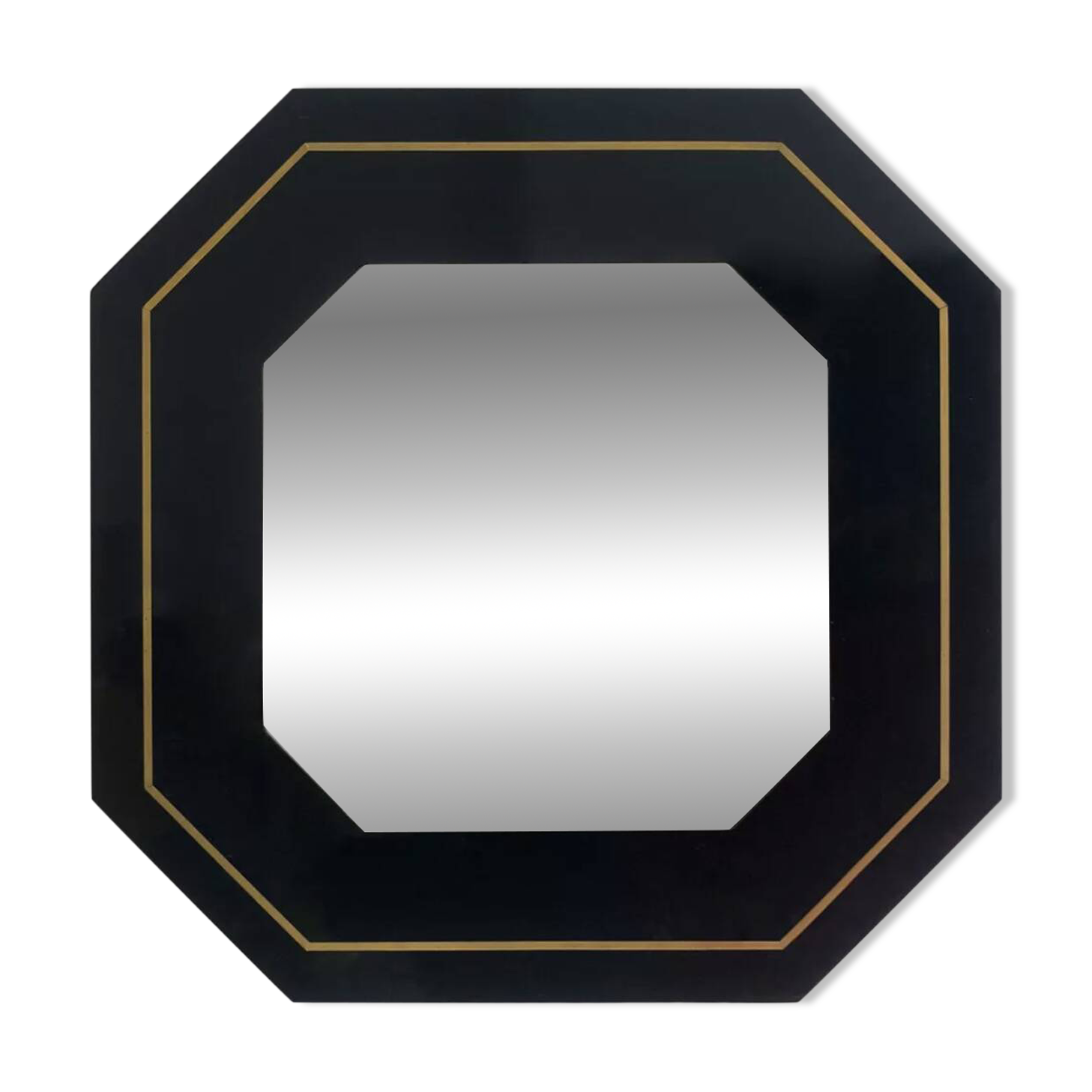 Octagonal mirror Eric Maville 1970s