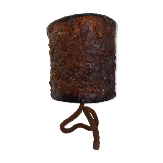 Lamp has to put foot in rope and resin lampshades