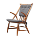 Chaise danoise en hêtre par  Illum Wikkelsø pour Niels Eilersen, années 1960
