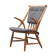 Chaise danoise en hêtre par  Illum Wikkelsø pour Niels Eilersen, années 1960