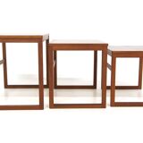 Svante Skogh teak nesting tables for Seffle Möbelfabrik, Sweden, 1960s