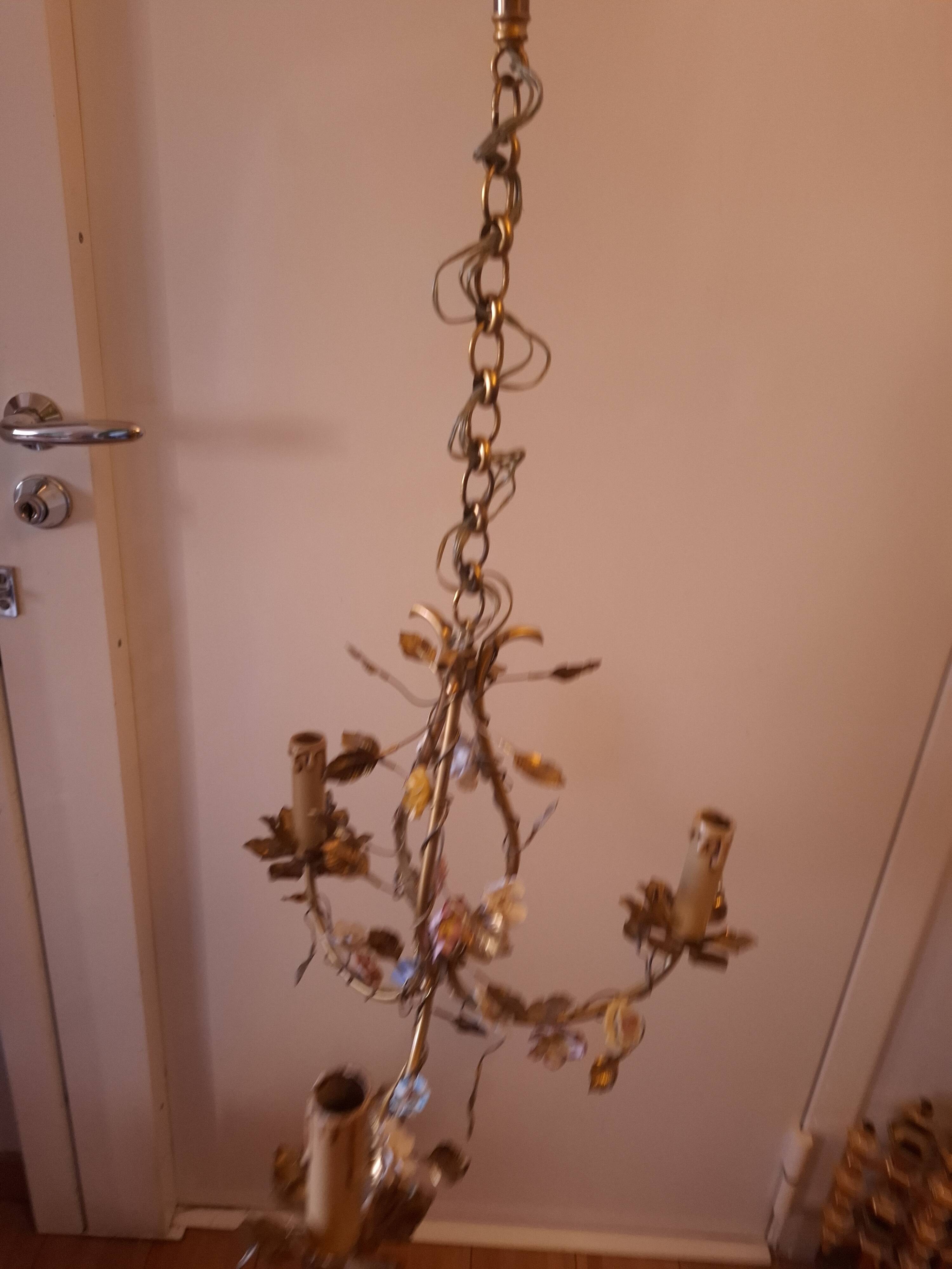Lustre flower decoration