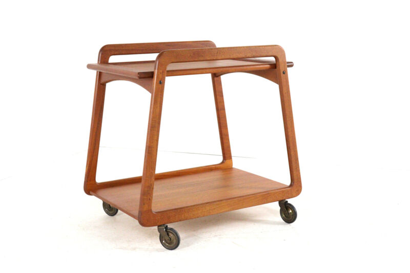 Sika mobler trolley 'Knebel' with reversible top - danisg design in teak