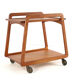 Sika mobler trolley 'Knebel' with reversible top - danisg design in teak