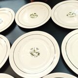 12 Terre de Fer Marmoz flat plates