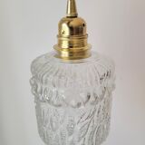 Suspension in scrambled molded glass