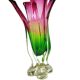 Vase by J. Hospodka for Chribska Glassworks, Former Czechoslovakia, 1960s