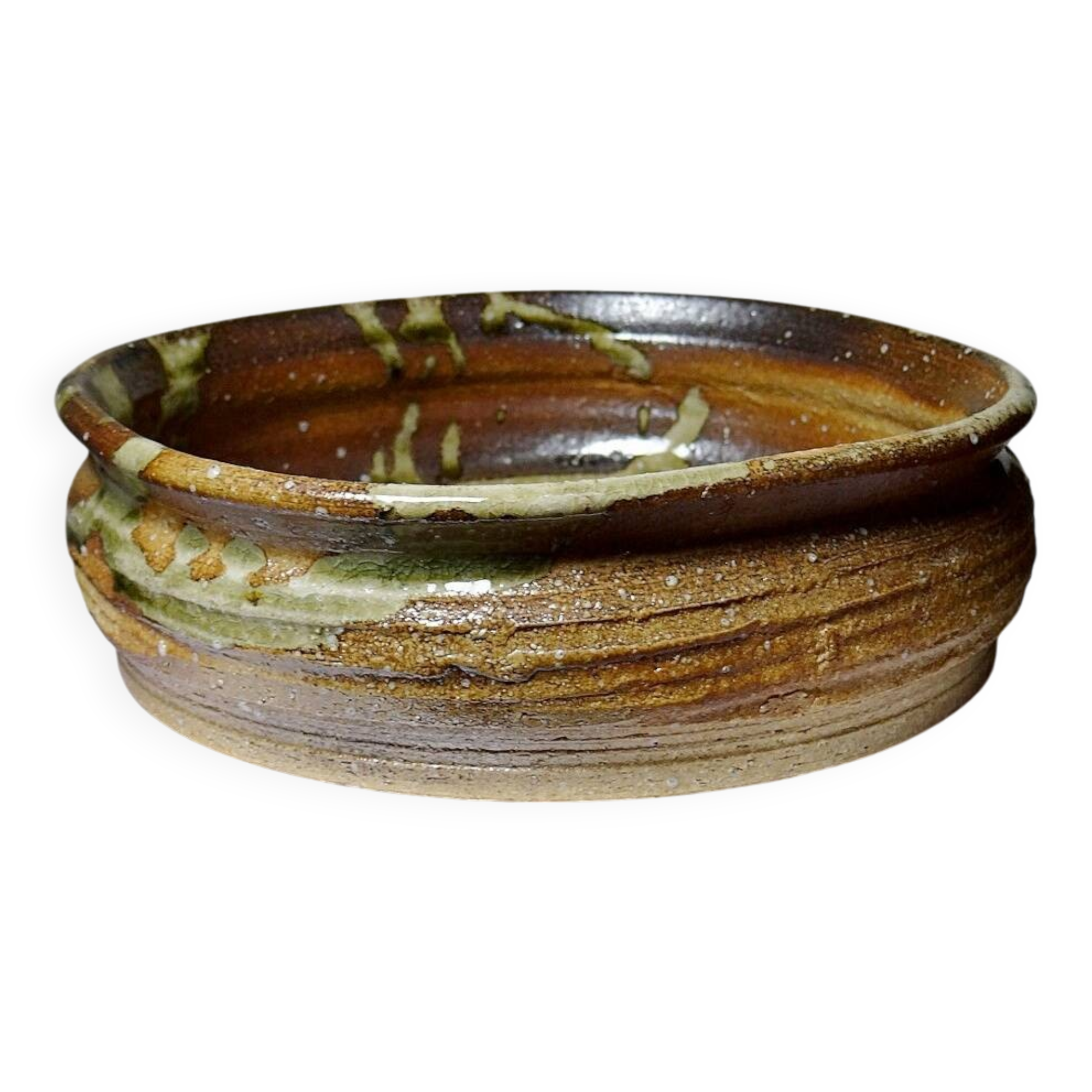 Vintage/Antique Brutalist Japanese Iga Art Ceramic Bowl