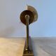 Pair of adjustable vintage wall lamps, matte brass, France 1970