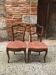 Pair of reupholstered rocaille chairs