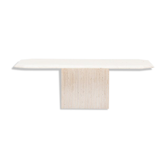 Travertine coffee table, 1970