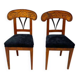 Paire de chaises biedermeier,