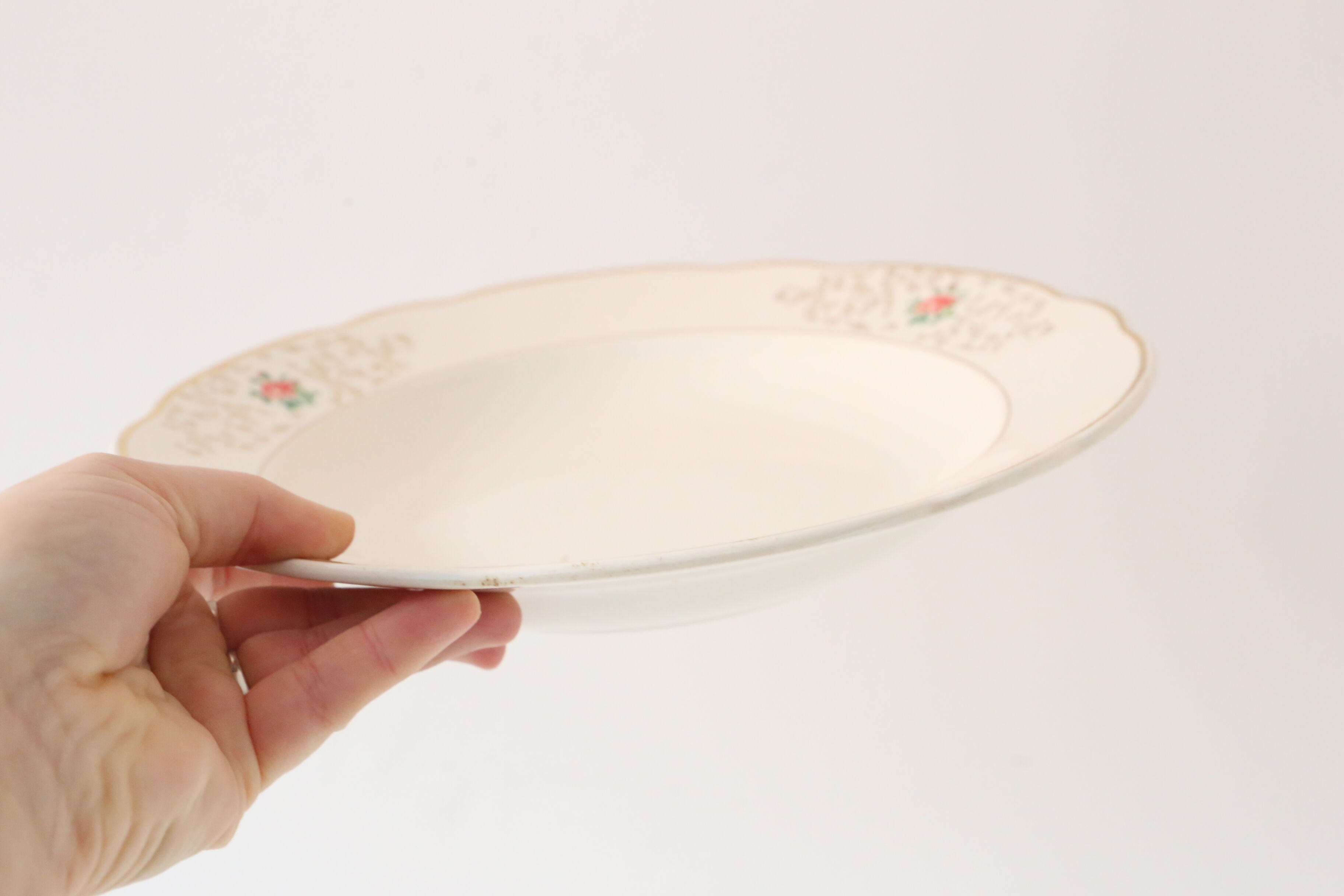 Duo of round dishes, Villeroy and Boch, vintage