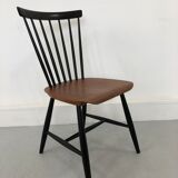 Swedish Teak Chairs by S. E. Fryklund for Hagafors, 1960s, Set of 4
