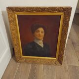 Oil portrait painting on canvas