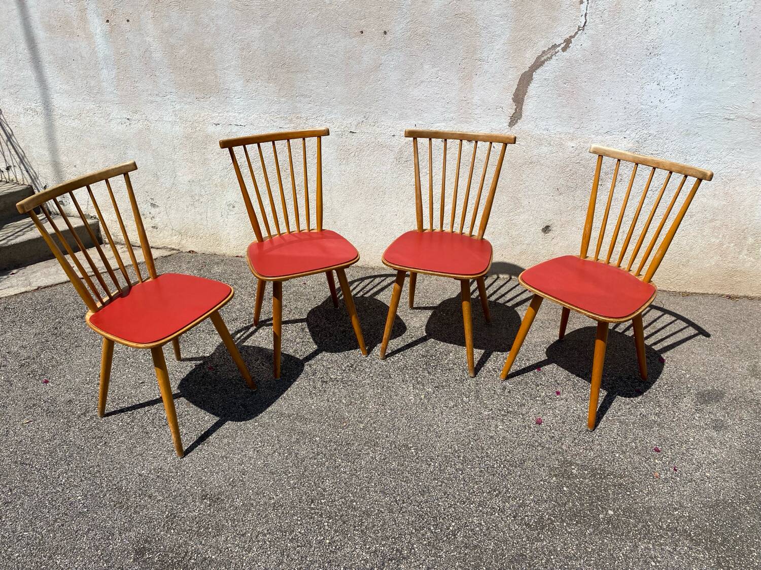 Set of 4 Baumann Sonate bistro chairs
