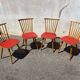 Set of 4 Baumann Sonate bistro chairs
