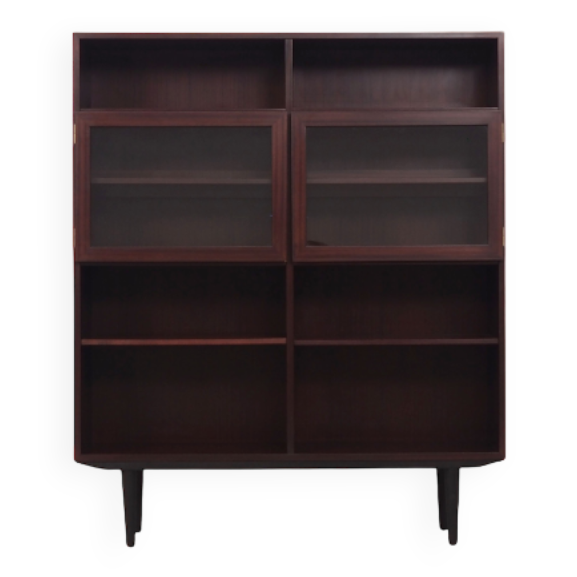 Mahogany bookcase, Danish design, 60's, production: Omann Jun