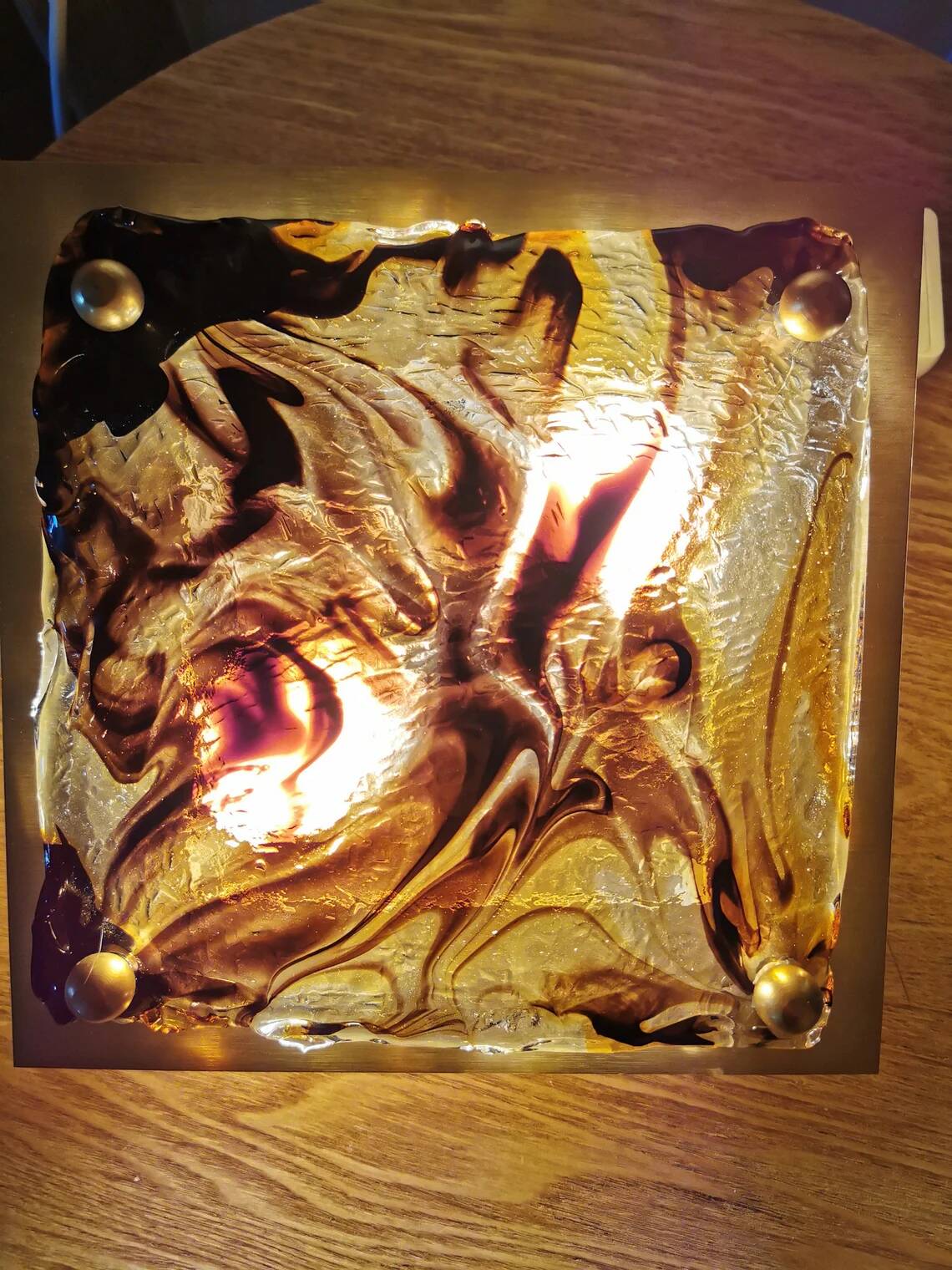 Set of 2 Murano Glass Wall Lamps by Toni Zuccheri for Venini, 1970s Italy