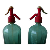 Two biuty old siphons.