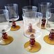 6 water glasses or large wine glasses Luminarc Model "Antique"