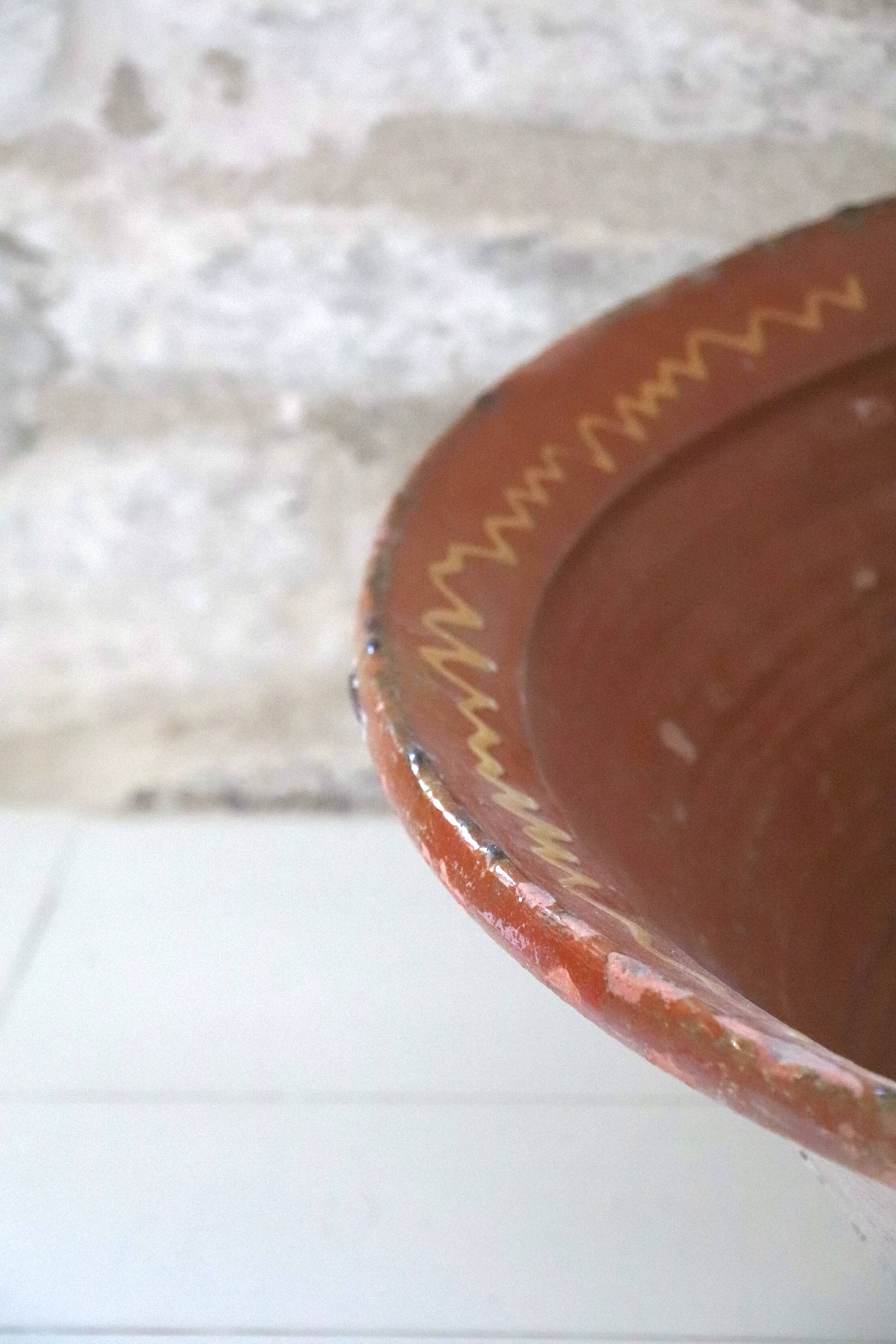 Large Lebrillo Pottery Minorca Spain 19th century