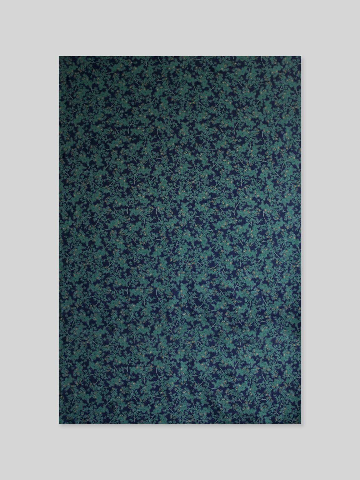 Tissu en coton vintage finlandais « Nummi » de Kristina Isola, 1,40 m x 2,12 m