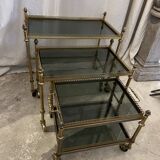 Small rolling nesting tables