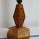 Pied de lampe en bois