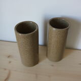 Set of 2 sandstone vases