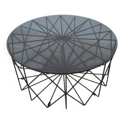 Table basse Bolia Vitro Ø90 en verre
