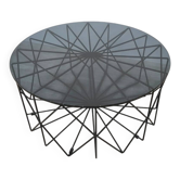 Bolia Vitro Ø90 coffee table in glass