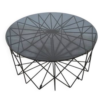 Table basse Bolia Vitro Ø90 en verre