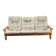 Yngve Ekström Dymling Three-Seater Pine Sofa for Swedese, 1970s