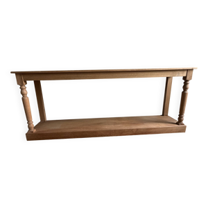 Console Flamant en chêne - brut