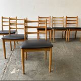 Set of 6 Mid-Century 1970’s dining chairs by Schreiber Furniture