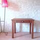 Art Deco desk or side table from the 1930s, vintage, solid wood