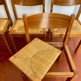 Set of 4 elm chairs