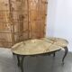 Bronze and onyx coffee table