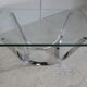 Square coffee table by Roger Sprunger, Dunbar edition, USA, circa 1970.