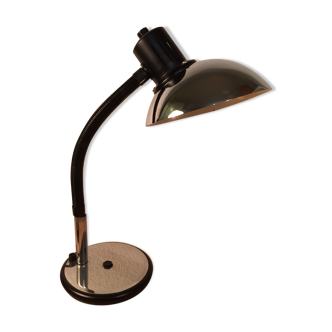 Lampe de bureau orientable chromée 1970