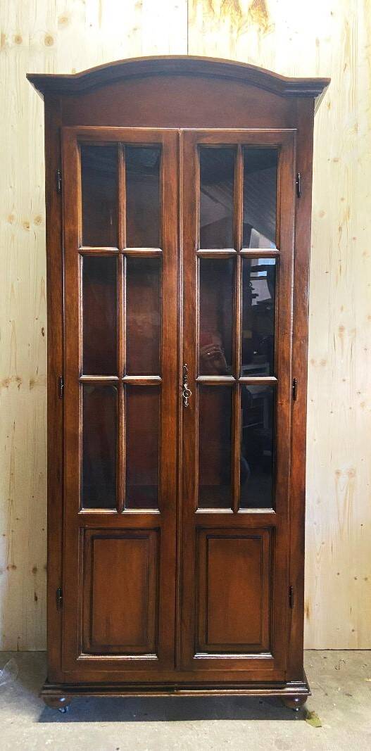 Old Living Room Library Display Case Called "Gendarme's Hat"