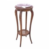 Table/flower stand with marble top, France, circa 1920.