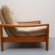 1970s armchair beige in oak