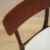 Ensemble de deux chaises en teck, design danois, années 1970, production : Danemark
